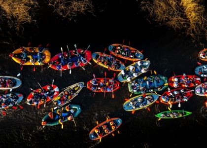 A total of 1,245 boats finished the race this year